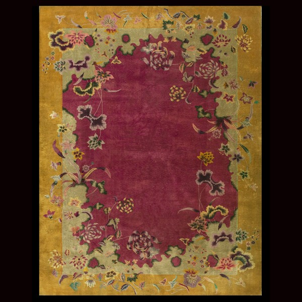 1920s Chinese Art Deco Carpet 