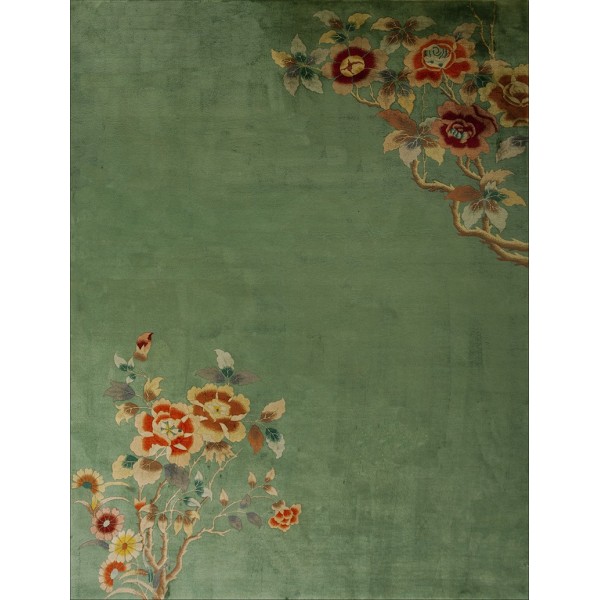 1930s Chinese Art Deco Carpet 