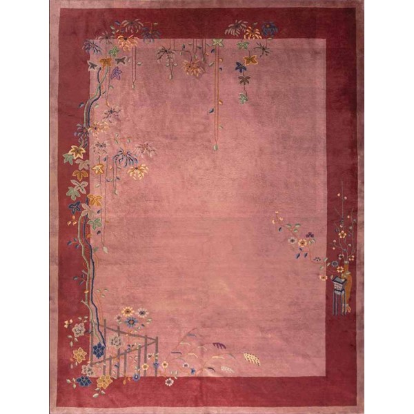 1920s Chinese Art Deco Carpet 