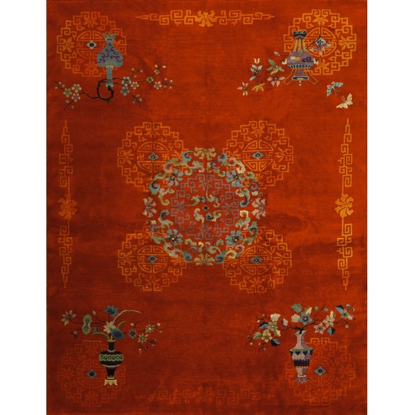 1920s Chinese Art Deco Carpet 