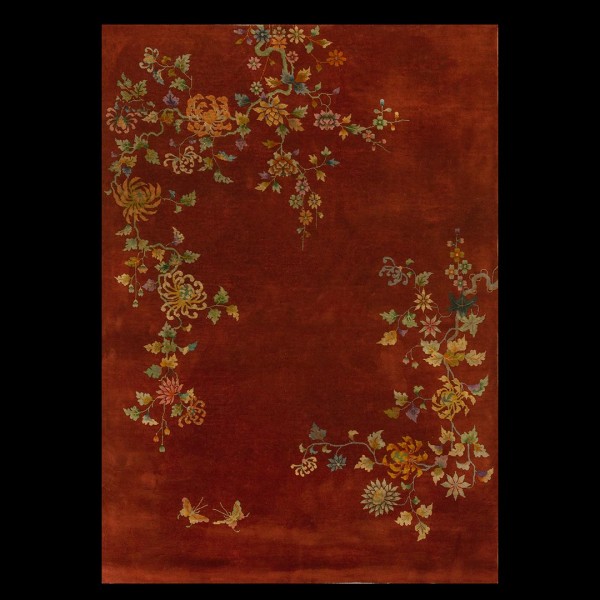 1930s Chinese Art Deco Carpet 