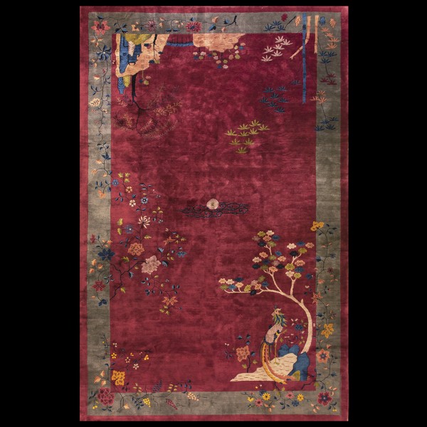 1920s Chinese Art Deco Carpet 