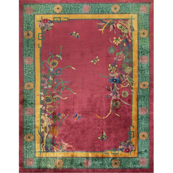 1920s Chinese Art Deco Carpet