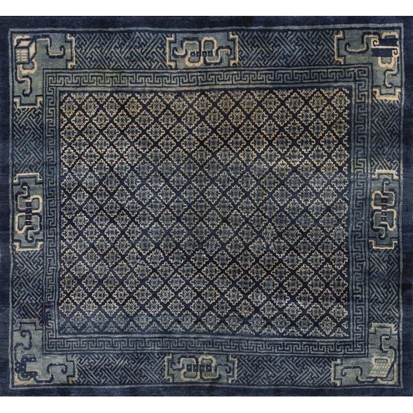 Early 20th Century N. Chinese Baotou Carpet 