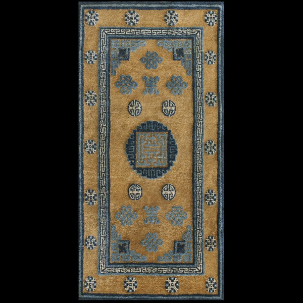 Early 20th Century Chinese Baotou Rug