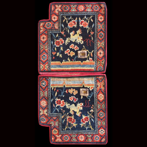 Early 20th Century Chinese Tibetan Saddle Cover 