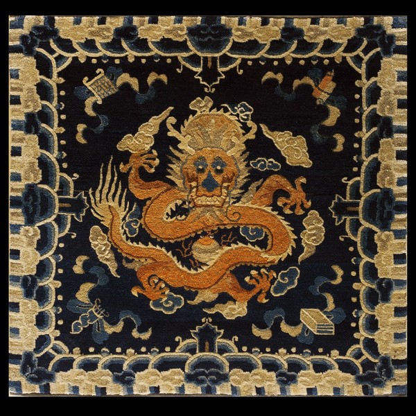 Late 19th Century Chinese Ningxia Rug