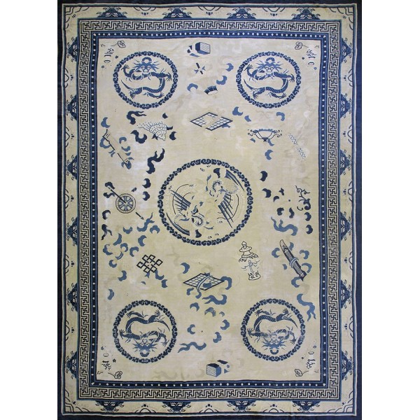 19th Century Chinese Peking Carpet