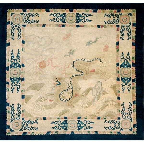 Early 20th Century Chinese Peking Carpet