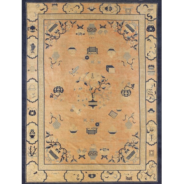 Late 19th Century Chinese Peking Carpet 