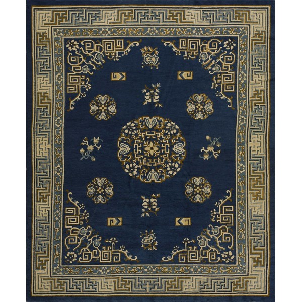 19th Century Chinese Peking Carpet 