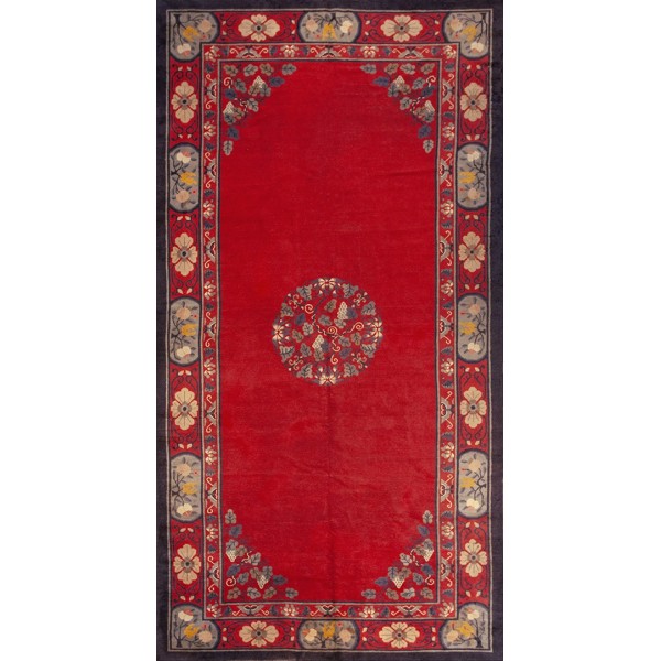 Early 20th Century Chinese Peking Galley Carpet