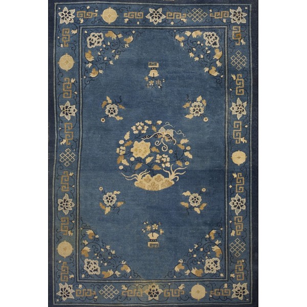 Early 20th Century Chinese Peking Carpet 