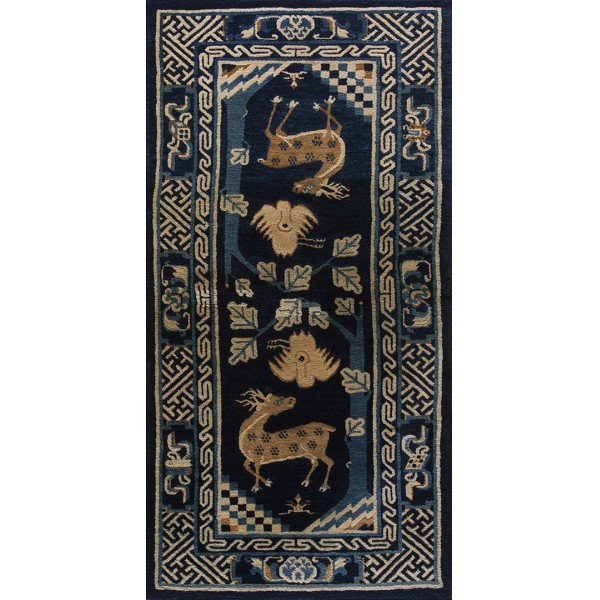 1920s Chinese Baotou Rug