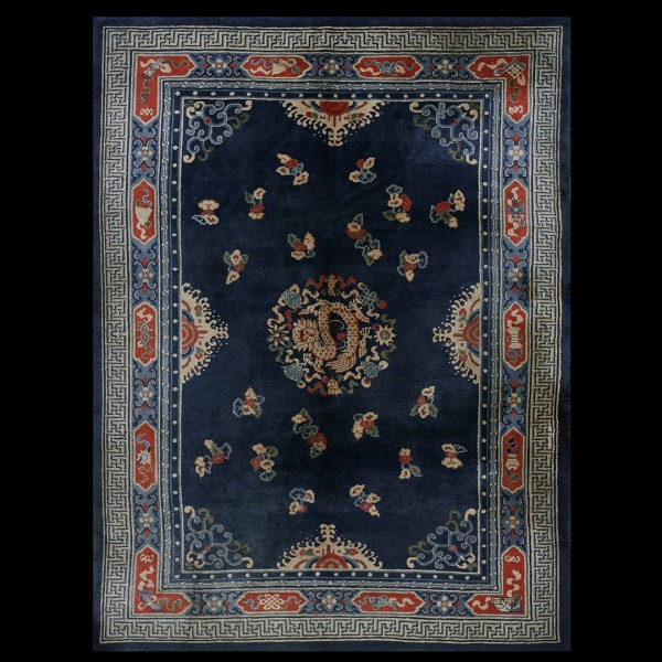 Early 20th Century Chinese Peking Carpet 