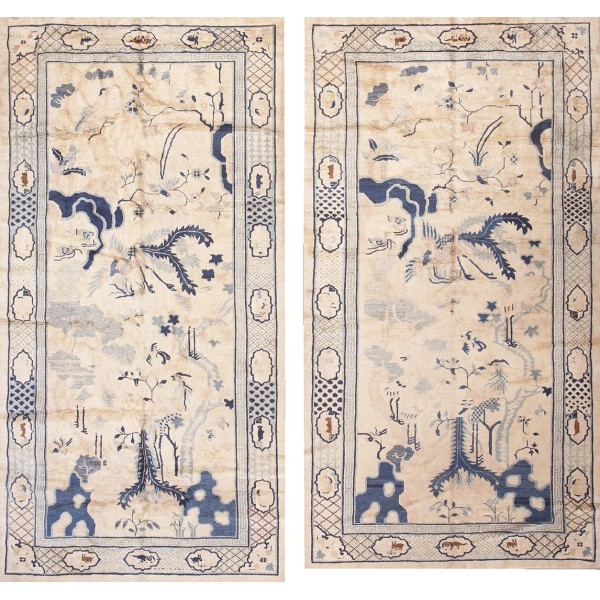 Pair of Early 20th Century Chinese Peking Carpets