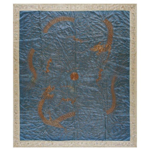 Early 20th Century Silk Chinese Embroidery