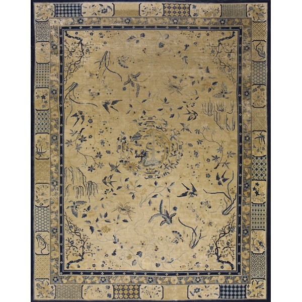 19th Century Chinese Peking Carpet