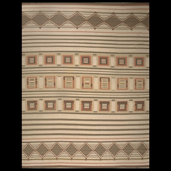 Mid 20th Century Indian Dhurrie Carpet