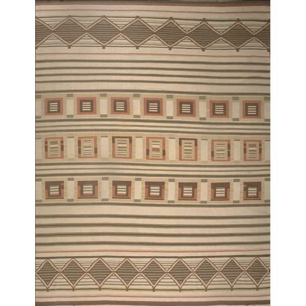 Mid 20th Century Indian Dhurrie Carpet