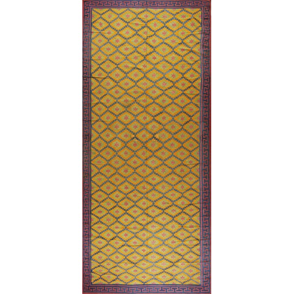 1930s Indian Cotton Dhurrie Carpet 