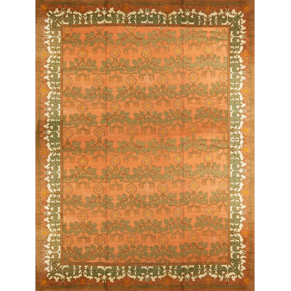 Early 20th Century Donegal Arts & Crafts Carpet Designed by C.F.A. Voysey