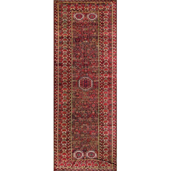 19th Century Central Asian Ersari - Beshir Gallery Carpet 