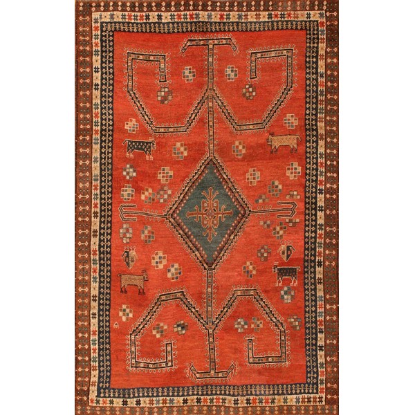 Late 19th Century S. Persian Gabbeh Carpet