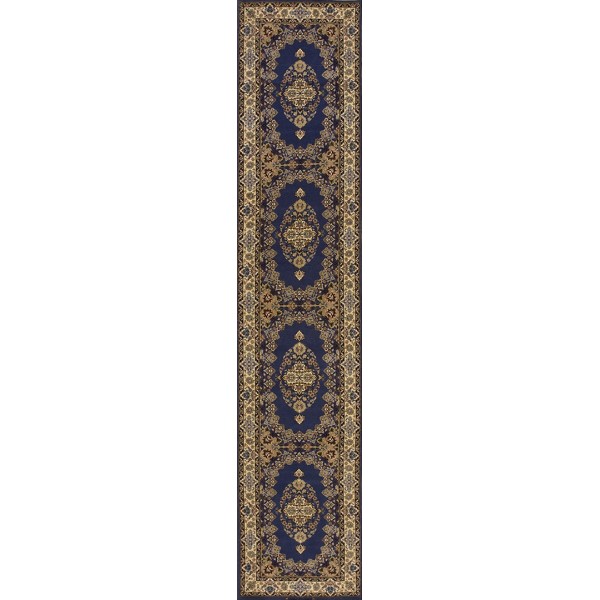 Mid 20th Century Persian Isfahan Runner Carpet 