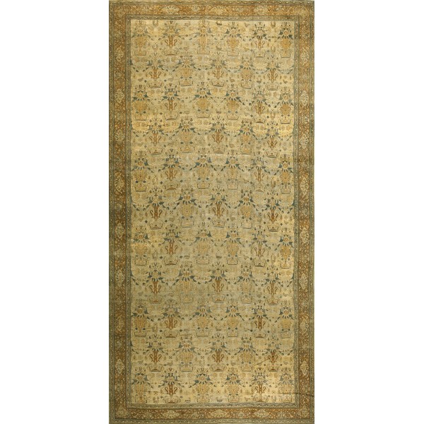 19th Century S.E. Persian Kirman Lavar Carpet