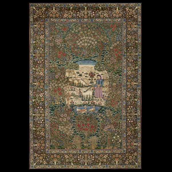 Early 20th Century Persian Kirman Carpet