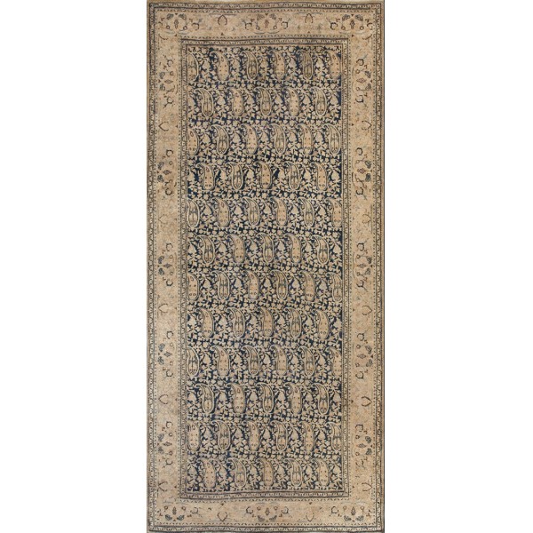 Early 20th Century N.E. Persian Khorassan Moud Gallery Carpet