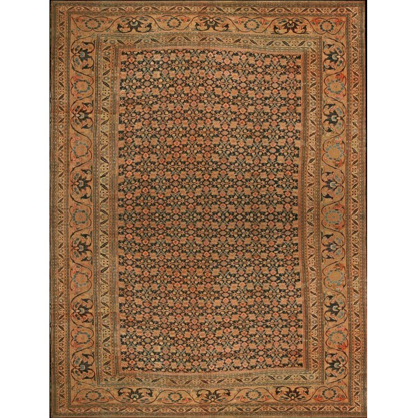 Mid 19th Century N.E. Persian Khorassan Moud Carpet