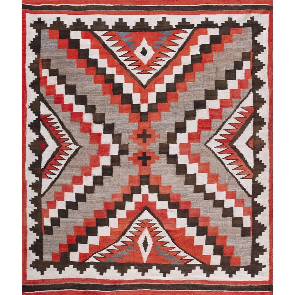 Early 20th Century American Navajo Carpet 