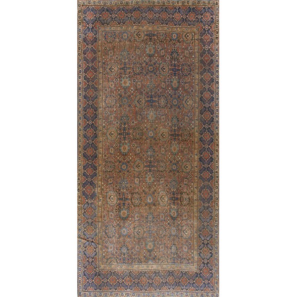 Late 18th Century N.E. Persian Khorassan Harshang Carpet 