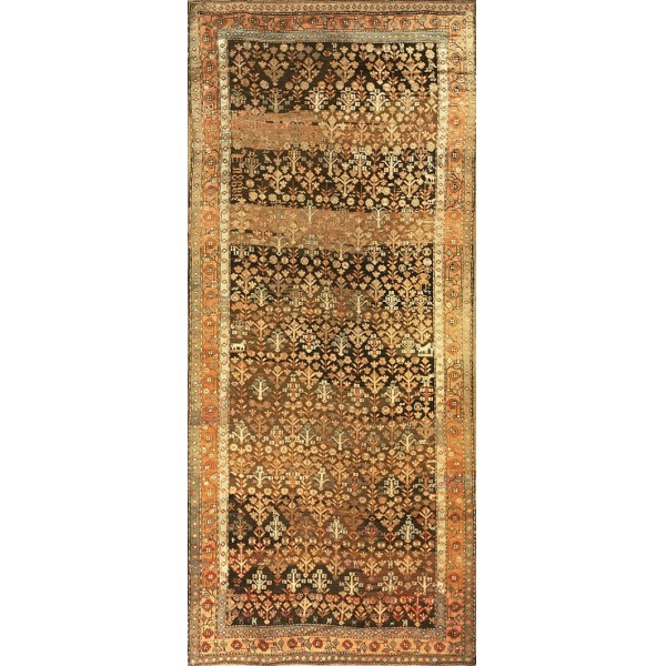 19th Century Caucasian Armenian Karabagh Shrub Carpet Dated 1893