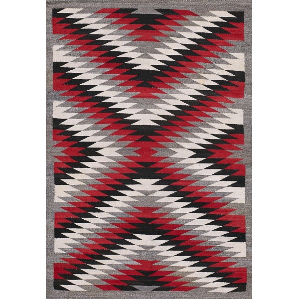 Early 20th Century American Navajo Eye Dazzler Carpet