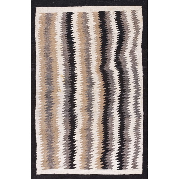 Early 20th Century American Navajo Eye-Dazzler Rug 