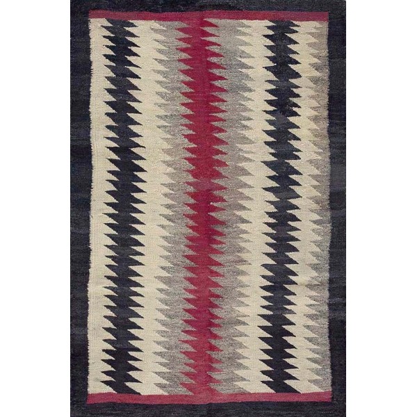 Early 20th Century American Navajo Eye Dazzler Rug