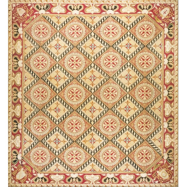 19th Century French Needlepoint Carpet