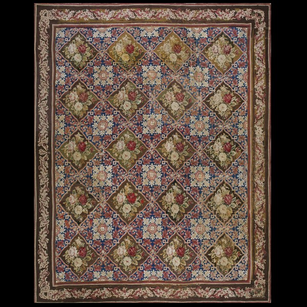 19th Century English Needlepoint Carpet