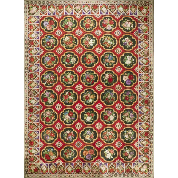 19th Century English Needlepoint Carpet 