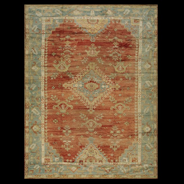 19th Century Turkish Oushak Carpet