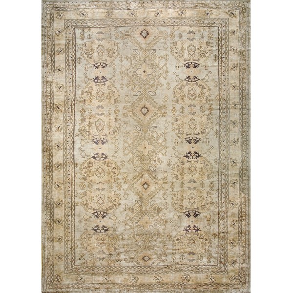 Early 20th Century Turkish Oushak Carpet