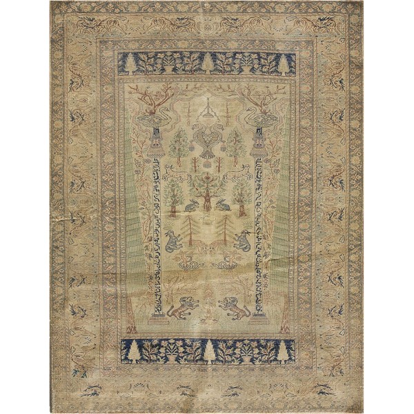 Early 20th Century Turksih Panderma Prayer Rug