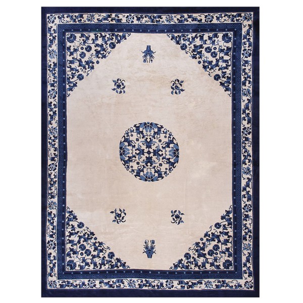 Vinatge 1980s Chinese Peking Carpet