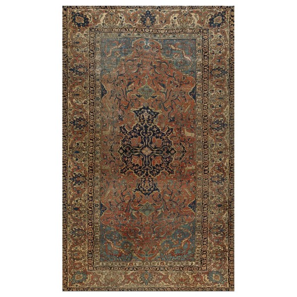 19th Century Persian Sarouk Farahan Carpet 