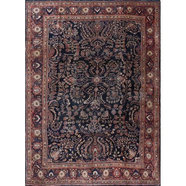 Early 20th Century Persian Sarouk Farahan Carpet 