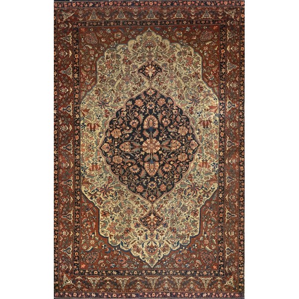 Early 20th Century Persian Sarouk Farahan Carpet