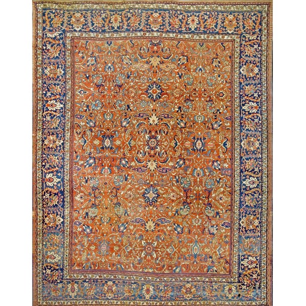 19th Century Persian Sarouk Farahan Carpet